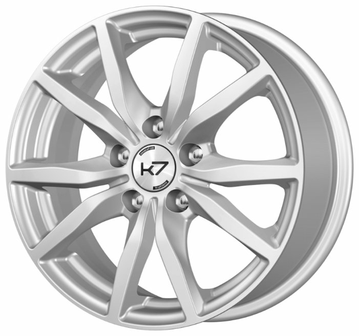 Диски k-7 K-57 5x100 R15x6.5 CB57.1 ET38 серебро S купить,NaN