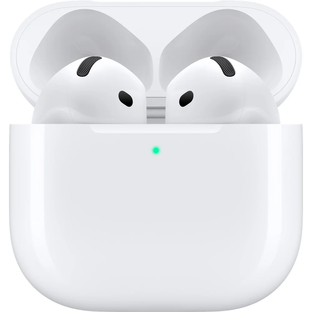 Комплект Apple AirPods 4 MXP63ZE/A + Apple 20W USB-C MD3J4ZM/A + Apple Type-C to Type-C MW493ZM/A белый