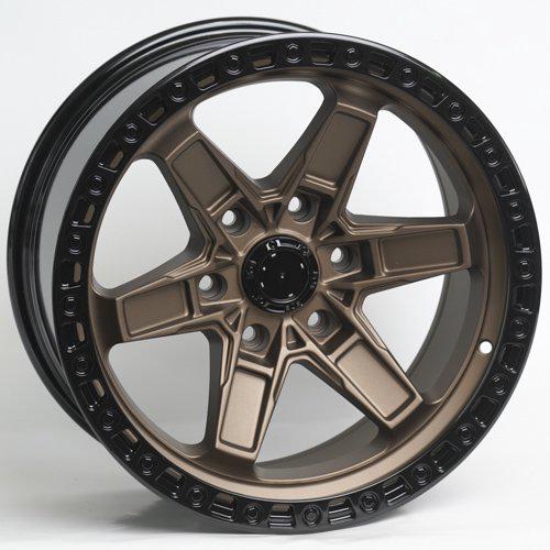 Комплект дисков Kipardo 3293 6х139.7 R18х9 СВ106.1 ЕТ0 Satin Bronze-black lip купить,NaN