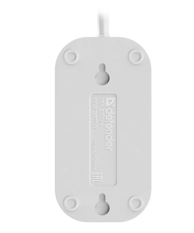 Удлинитель Defender R320 5м белый