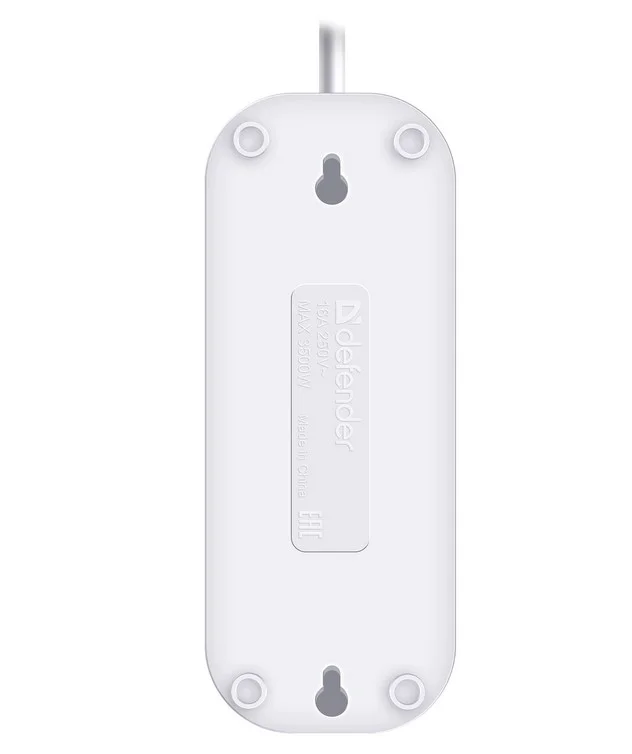 Удлинитель Defender R330 10м белый купить,3790