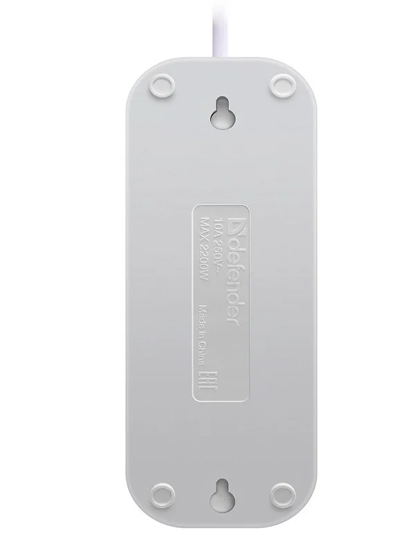 Удлинитель Defender B230 10м белый