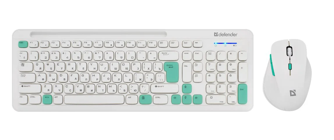 Клавиатура + мышь Defender Cerrato C-978 White