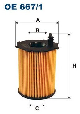 FILTRON Масляный Фильтр OE6671 купить,NaN