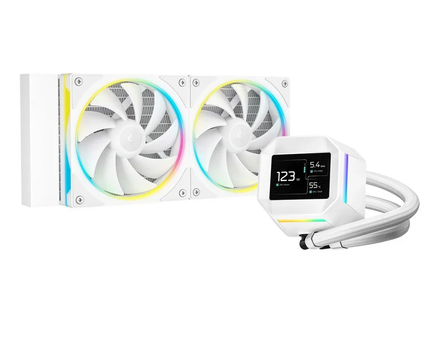 Система охлаждения DeepCool LM240 WH R-LM240-WHDMMC-1 белая купить,NaN