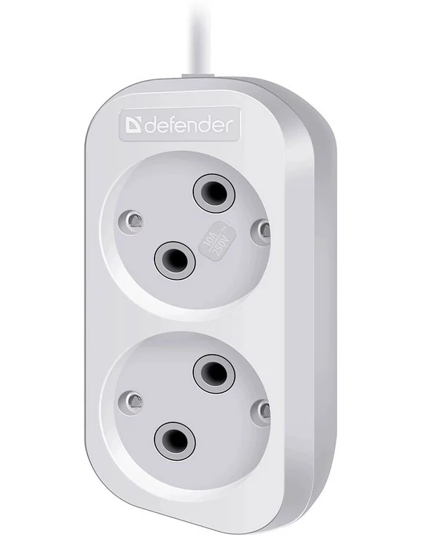 Удлинитель Defender B220 2м белый