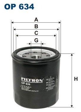 FILTRON Масляный Фильтр OP634