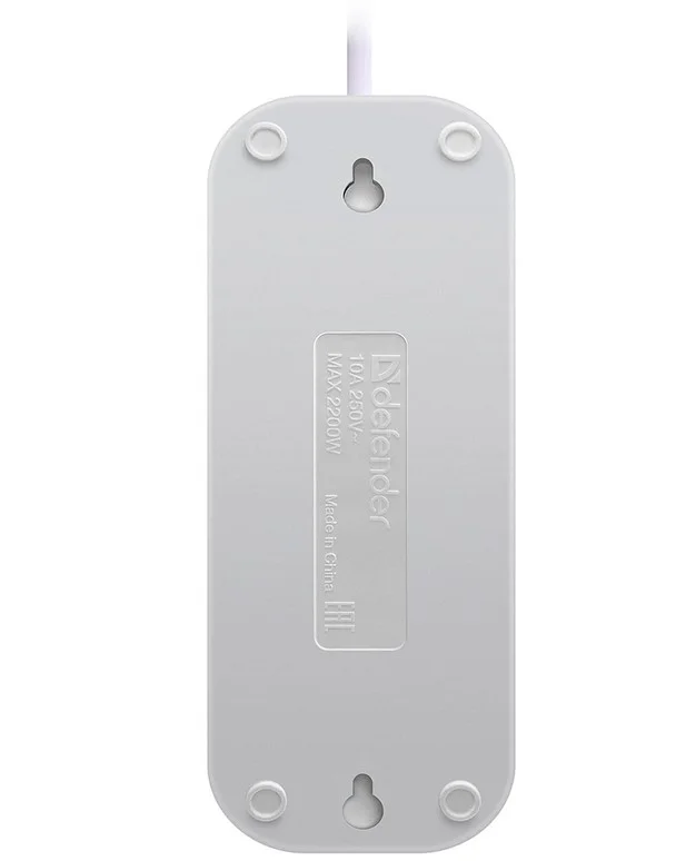 Удлинитель Defender B230 1.5 белый