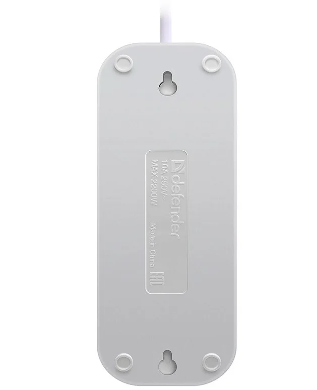 Удлинитель Defender B230 2м белый 