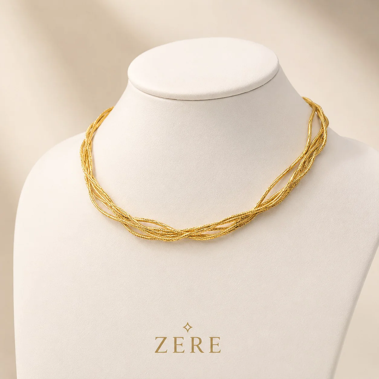 Колье Zere ZR080701 жёлтое золото 7.3гр 45см купить,796000