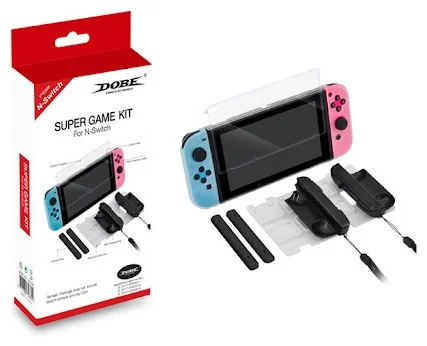 Чехол Dobe Super Game Kit для Nintendo Switch черный