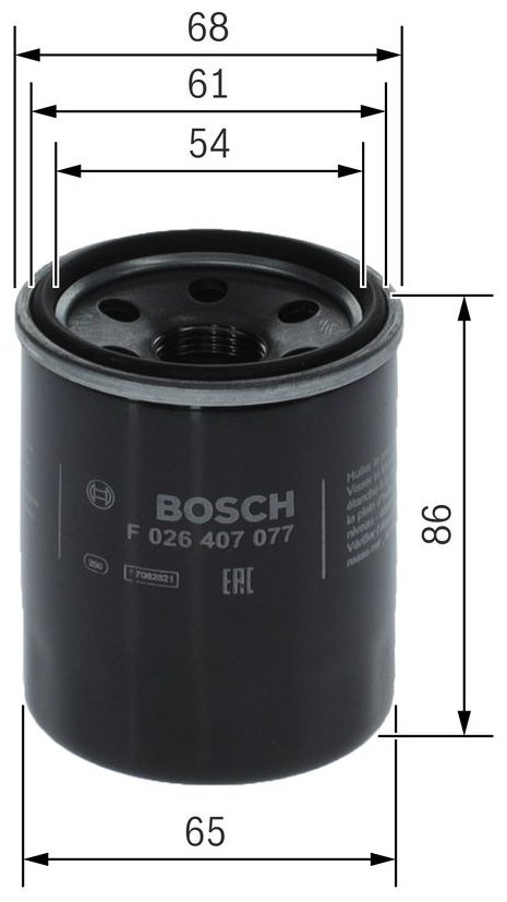 BOSCH Масляный Фильтр F026407077