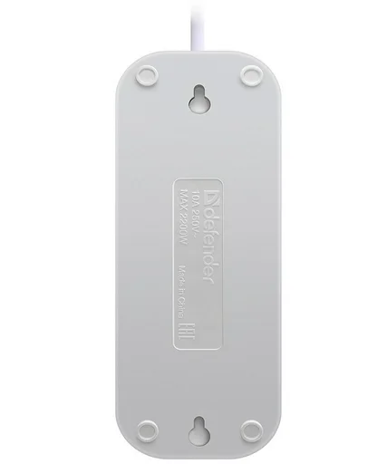 Удлинитель Defender B230 2м белый 