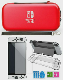 Чехол-клатч для Nintendo Switch Oled красный