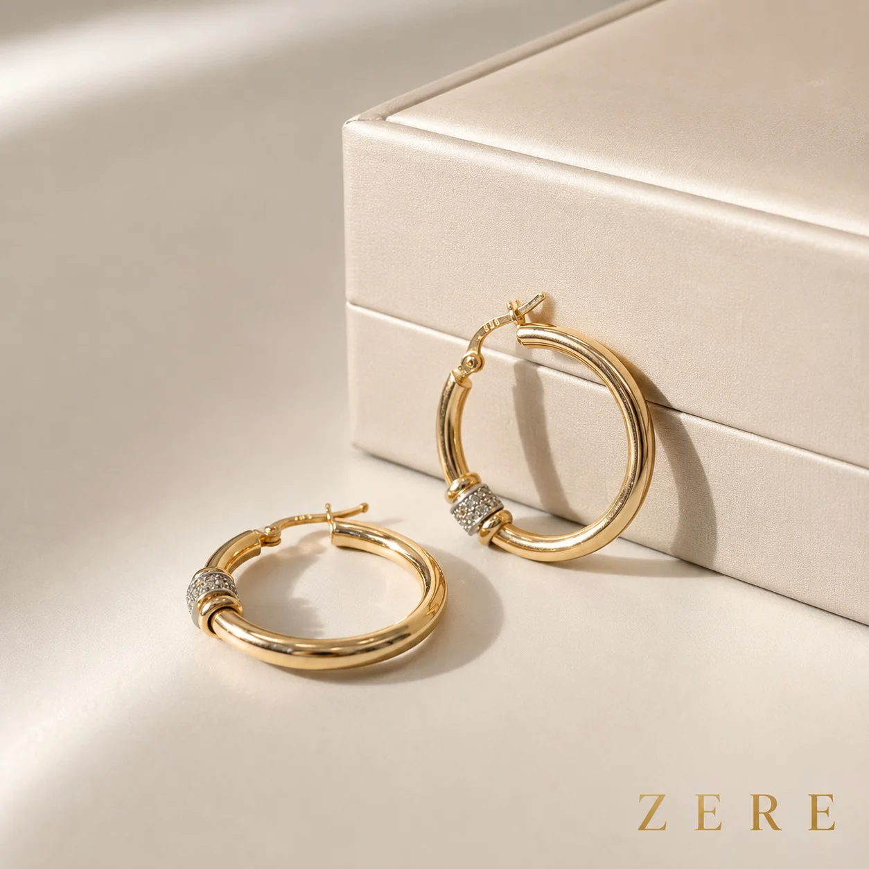 Серьги Zere ZR080713 жёлтое золото 3.47гр купить,287950