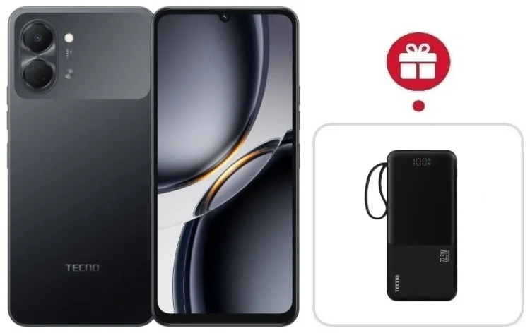 Смартфон Tecno Spark Go 3 3 ГБ/128 ГБ черный + подарок купить,NaN