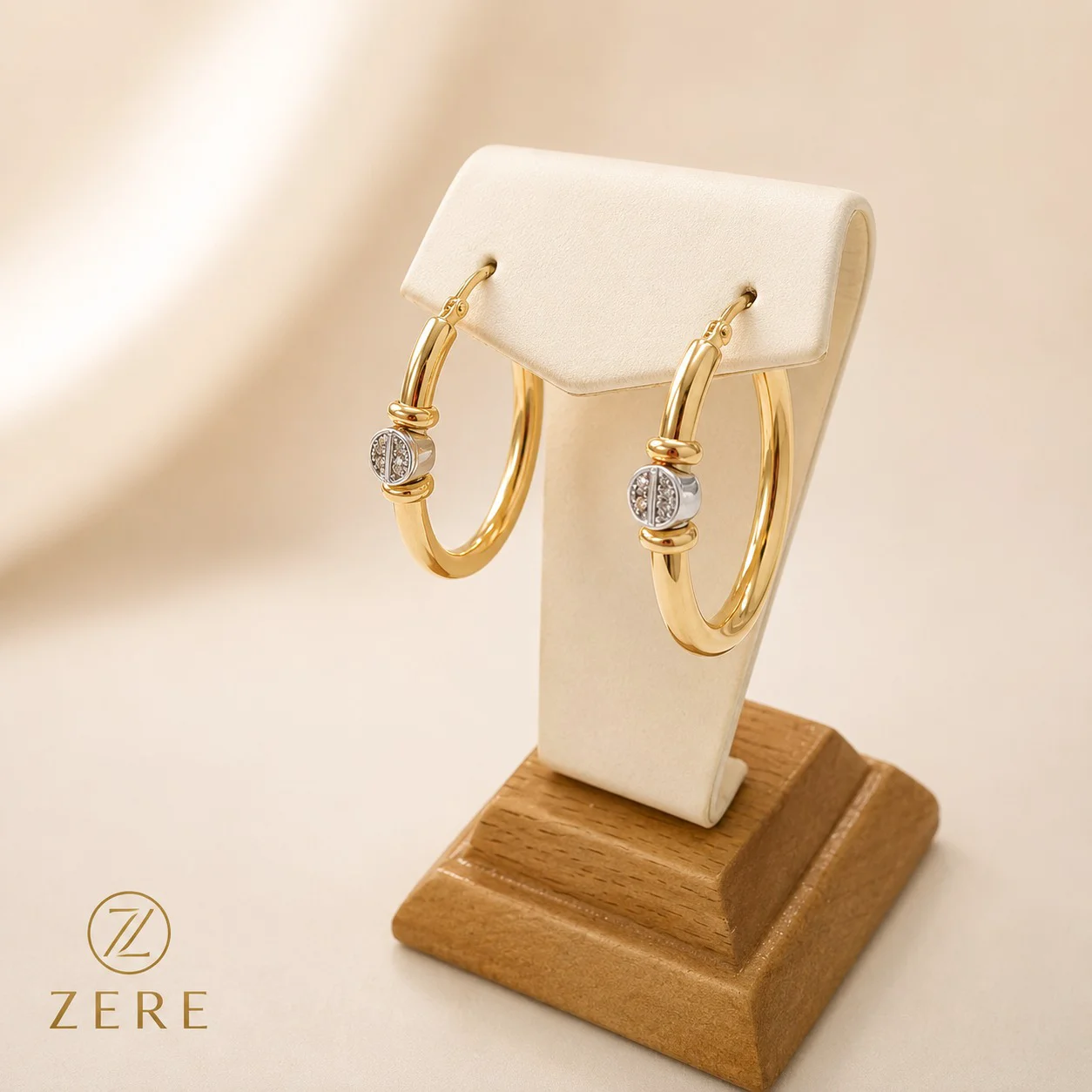 Серьги Zere ZR080715 жёлтое золото 3.58гр купить,297300