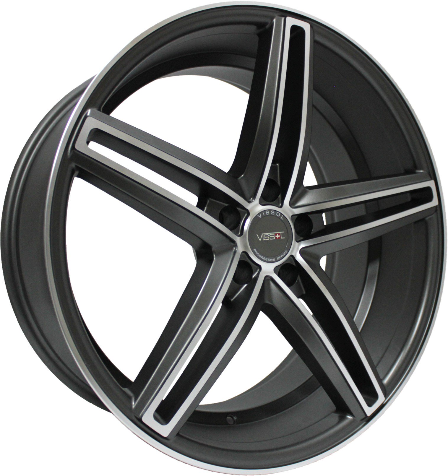 Диски Vissol V-015 5х112 R20х9 СВ66.6 ЕТ45 matte graphite machined купить,NaN
