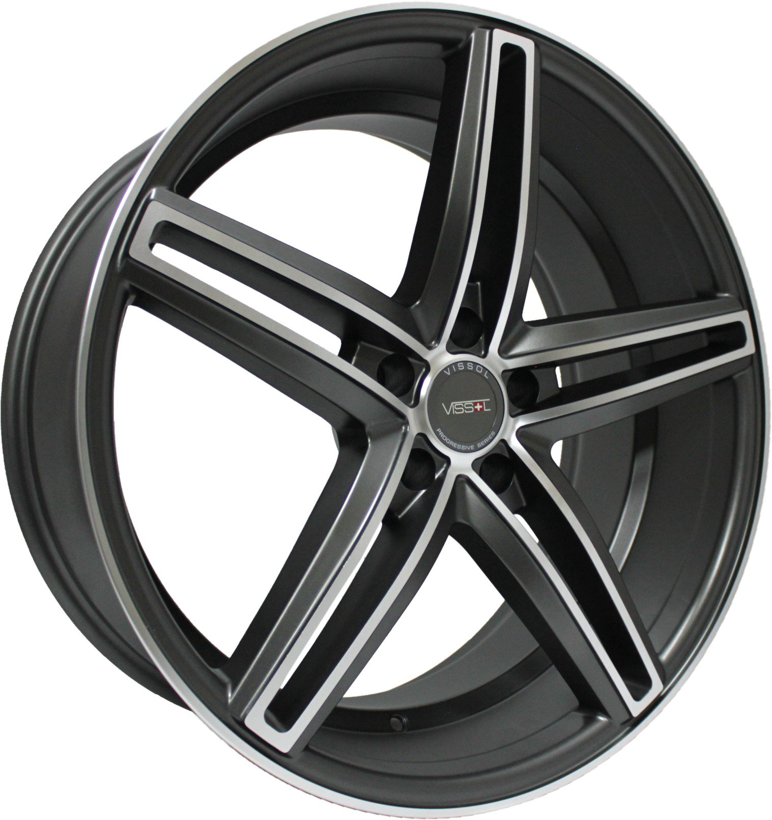 Диски Vissol V-015 5х112 R20х9 СВ66.6 ЕТ45 matte graphite machined купить,NaN