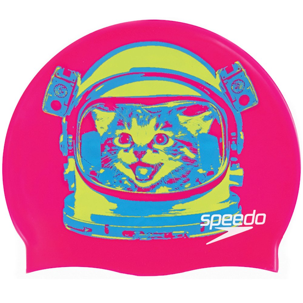 Шапочка Speedo Slogan Jr графическом виде