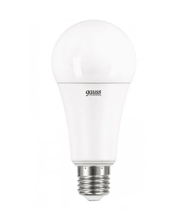 LED лампочка Gauss Elementary A70 Е27 30Вт 6500K холодный белый купить,1790