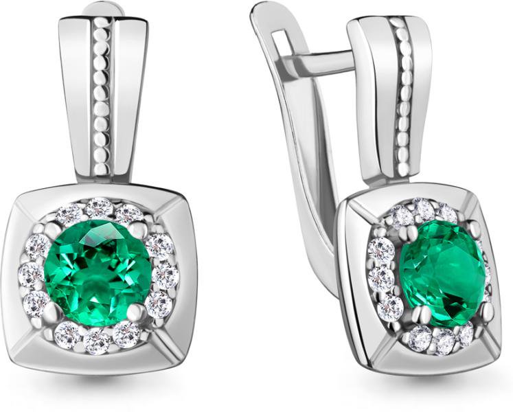 Серьги Aquamarine 48357АГ купить,NaN