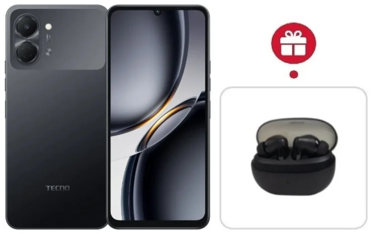 Смартфон Tecno Spark Go 3 3 ГБ/128 ГБ черный + подарок купить,NaN