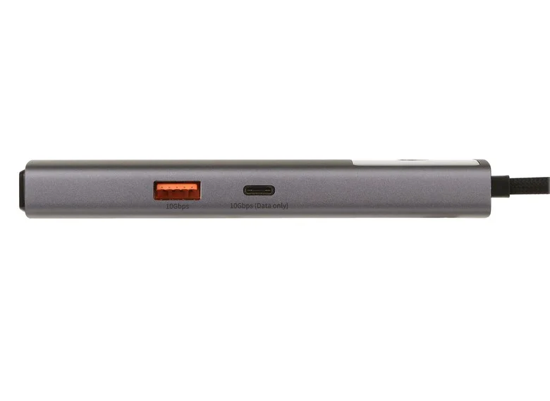 USB Hub Baseus Metal Gleam Series II BS-OH099 Grey купить,NaN