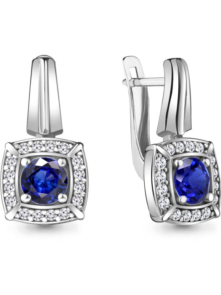 Серьги Aquamarine 48356АБ купить,NaN