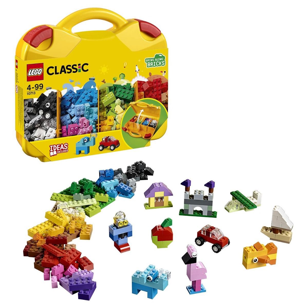 Конструктор Lego Classic Чемоданчик для творчества и конструирования 10713 213 деталей