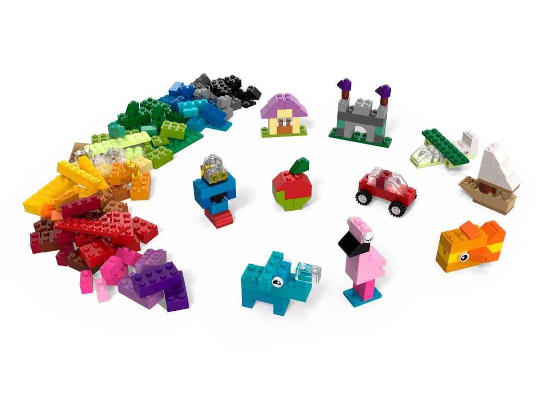 Конструктор Lego Classic Чемоданчик для творчества и конструирования 10713 213 деталей купить,13915