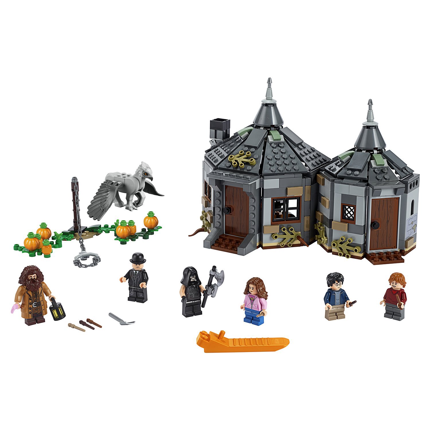 Конструктор Lego Гарри Поттер Хижина Хагрида спасение Клювокрыла 75947  купить,NaN