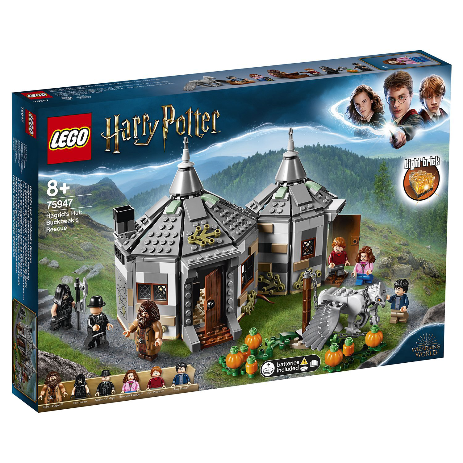 Конструктор Lego Гарри Поттер Хижина Хагрида спасение Клювокрыла 75947  купить,NaN