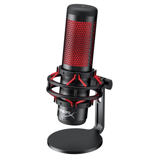 Микрофон HyperX QuadCast Standalon Microphone HX-MICQC-BK черно-красный