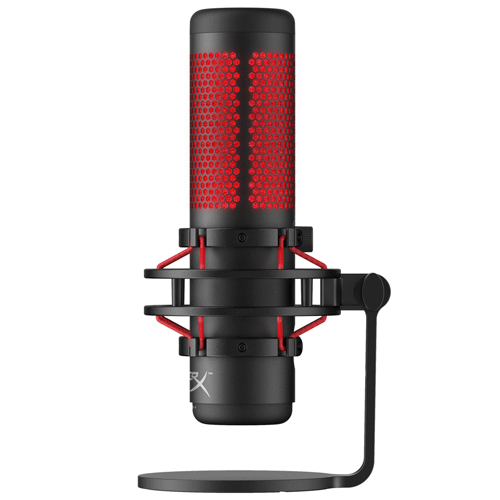 Микрофон HyperX QuadCast Standalon Microphone HX-MICQC-BK черно-красный - ForteMarket Микрофон HyperX QuadCast Standalon Microphone HX-MICQC-BK черно-красный купить,0