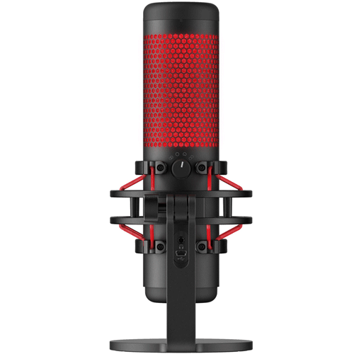 Микрофон HyperX QuadCast Standalon Microphone HX-MICQC-BK черно-красный купить,NaN
