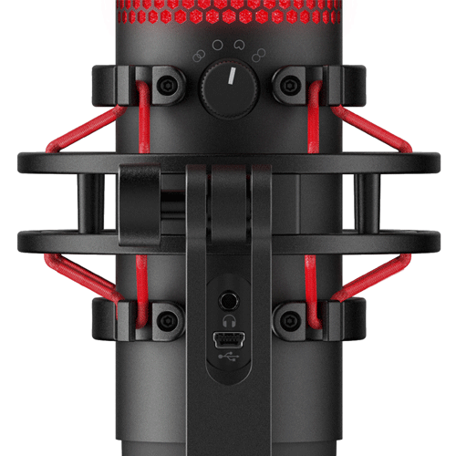 Микрофон HyperX QuadCast Standalon Microphone HX-MICQC-BK черно-красный купить,NaN