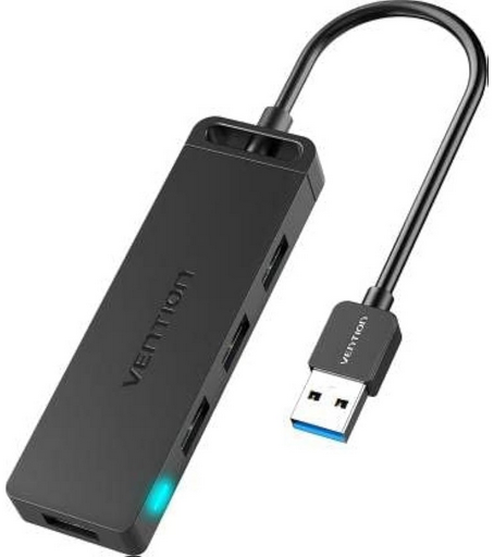 USB Hub Vention CHLBF USB 3.0 4-Port Black - ForteMarket USB Hub Vention CHLBF USB 3.0 4-Port Black купить,0