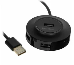 USB Hub Ugreen CR106 (20277) 4-port USB 2.0 Black