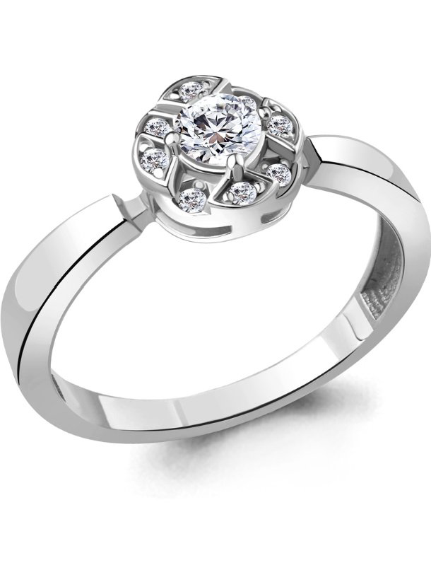 Кольцо Aquamarine 68540А 17,5р 2,3гр. купить,NaN