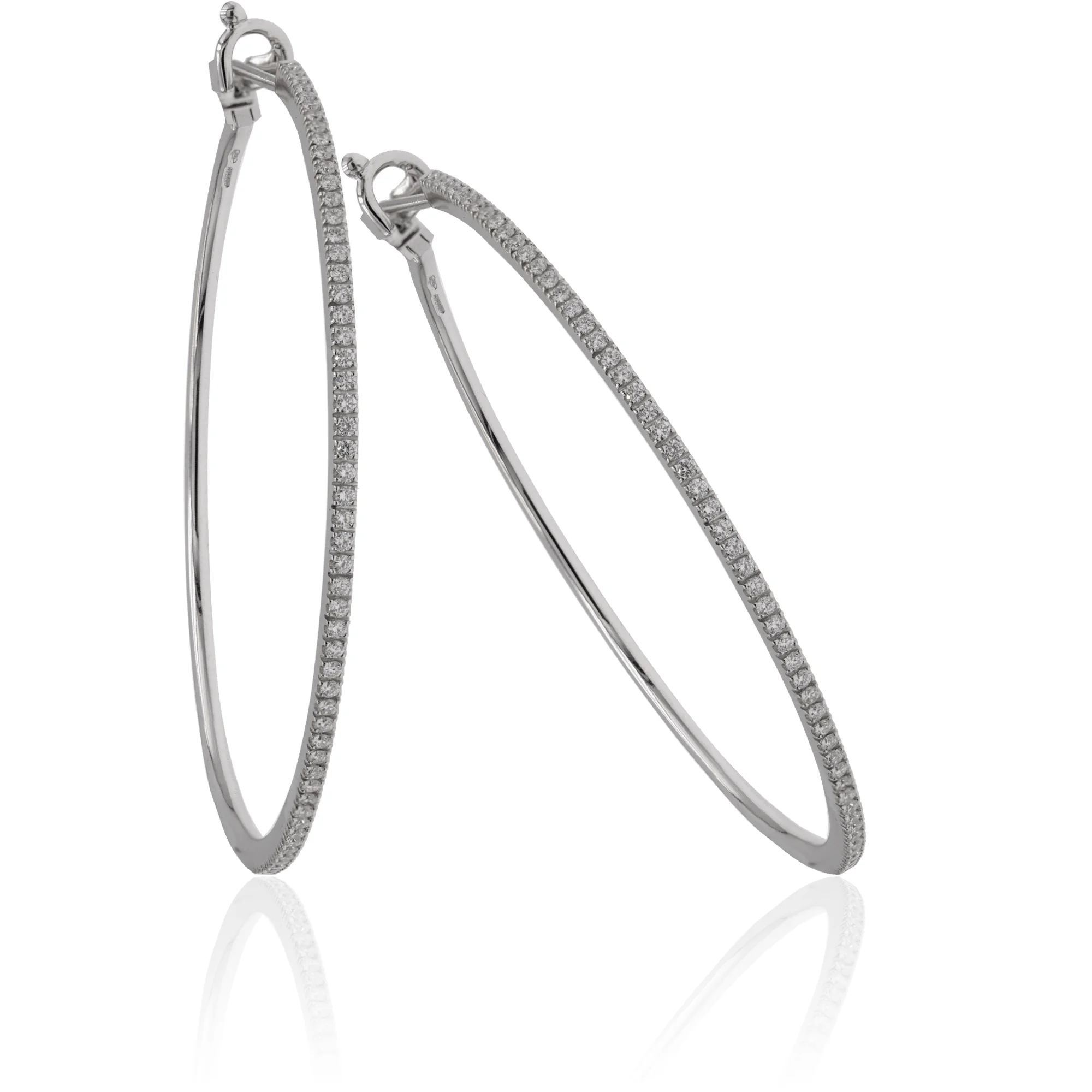 Серьги Crivelli Hoop crv 117-OR706 белое золото 17.2гр купить,5340000