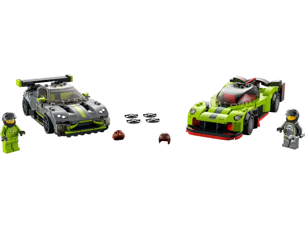 Конструктор Lego Speed Champions Aston Martin Valkyrie AMR Pro и Aston Martin Vantage GT3 76910 592 предмета 