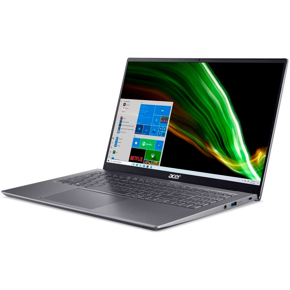 Ноутбук Acer Swift X SFX16-51G-725M NX.AYLER.001 16.1" Steel Grey