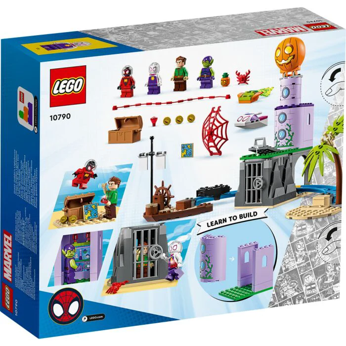 Конструктор Lego Spidey Команда Пауков на Маяке Зеленого Гобли 10790 купить,NaN