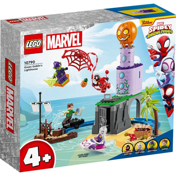 Конструктор Lego Spidey Команда Пауков на Маяке Зеленого Гобли 10790 купить,NaN