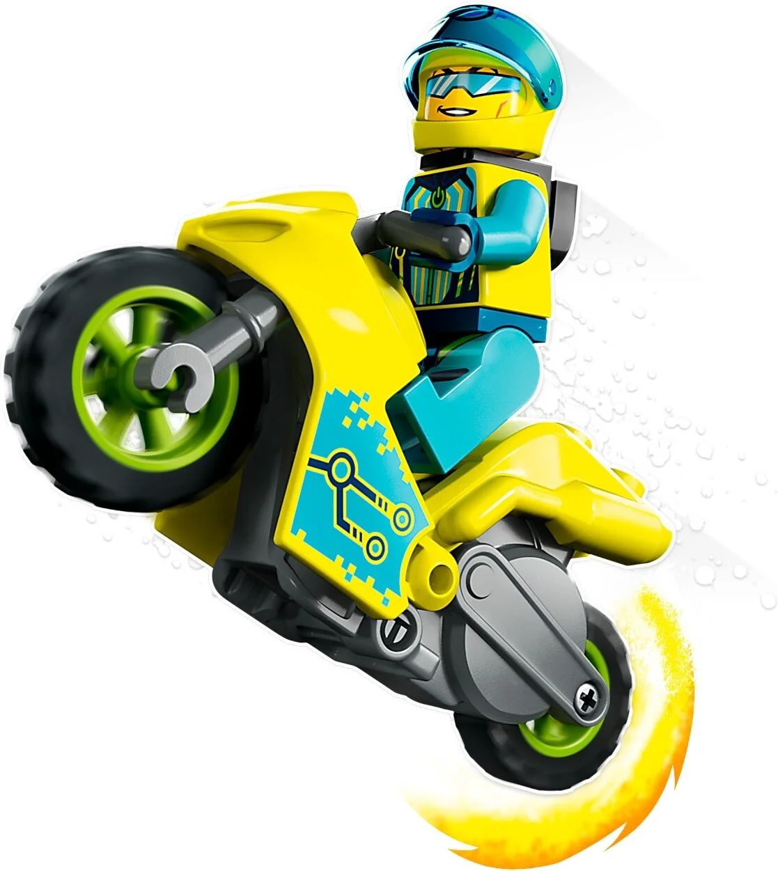 Конструктор Lego Город Кибер трюковый мотоцикл 60358