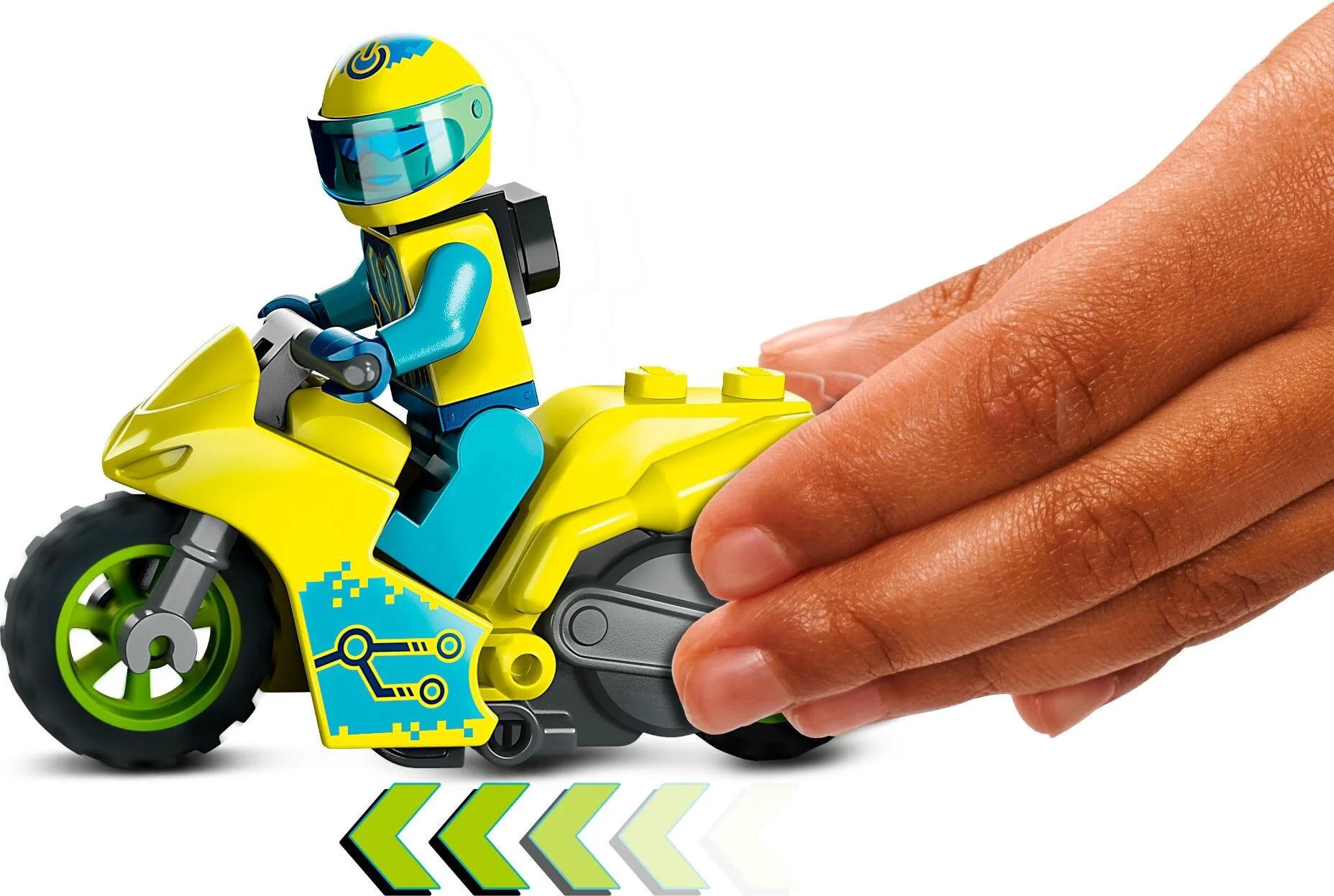 Конструктор Lego Город Кибер трюковый мотоцикл 60358
