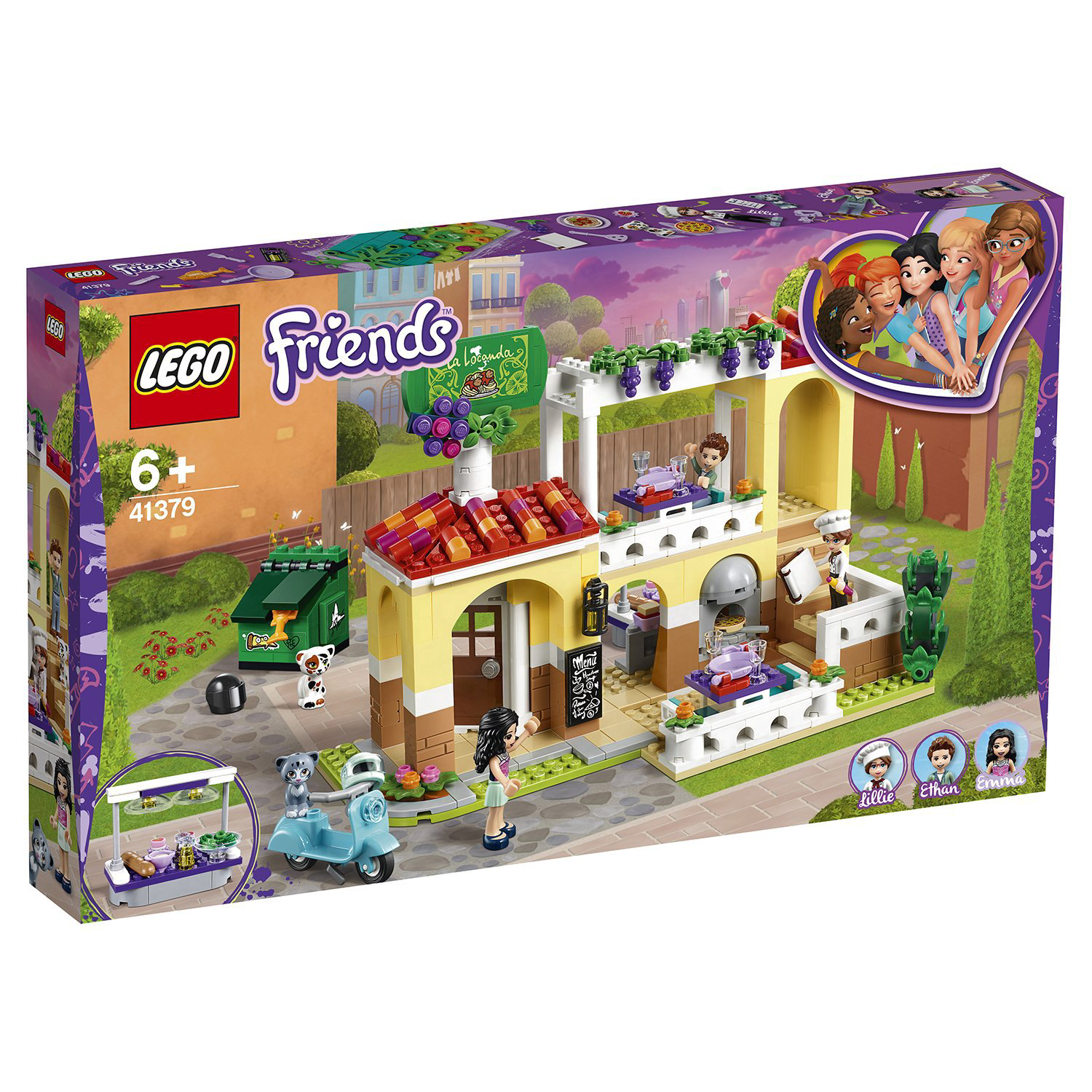 Конструктор Lego Friends Ресторан Хартлейк Сити 41379  купить,NaN