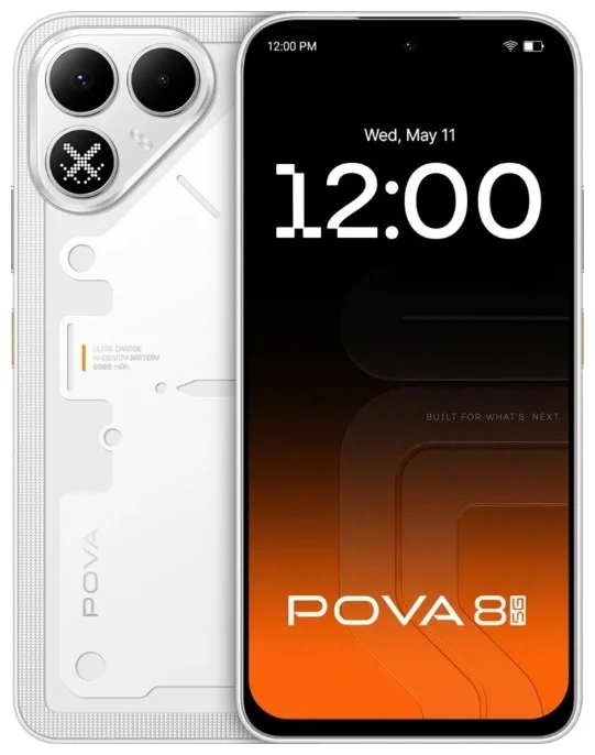 Смартфон Tecno Pova 8 5G 8/256Gb белый + подарок