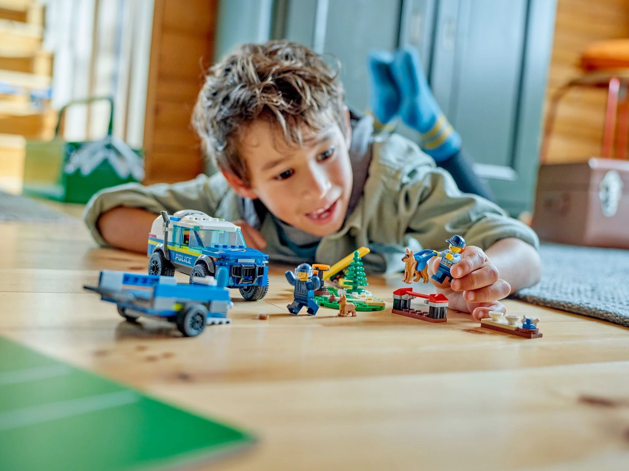 Конструктор Lego Город Тренировка полицейских собак 60369